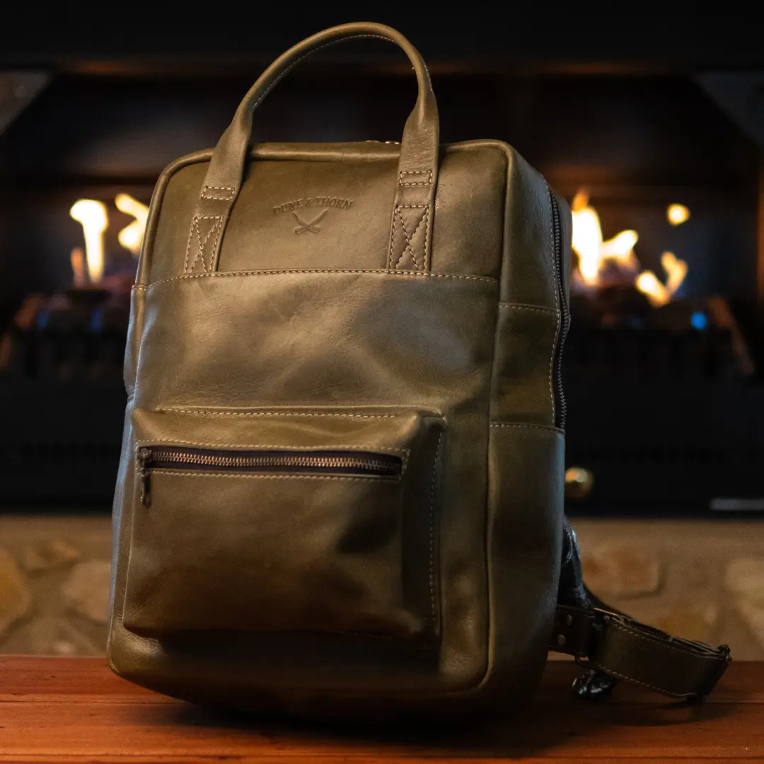 Charlie Leather Backpack - Image 5