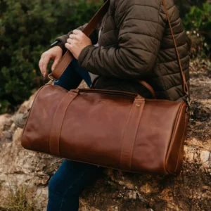 Leather Duffel Bag
